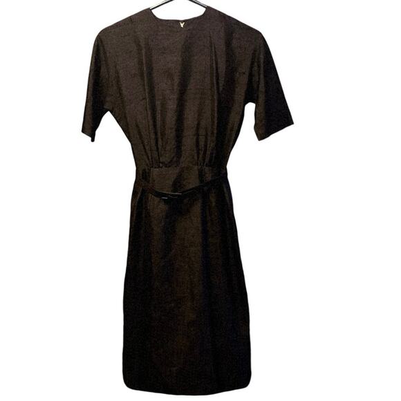 Neusteters Dresses & Skirts - Neusteters black belted 1950's dress vintage